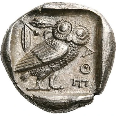 Tetradrachm 455 BC - 449 BC back