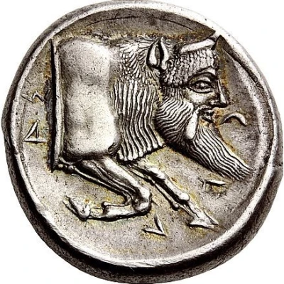 Tetradrachm 480 BC - 470 BC back