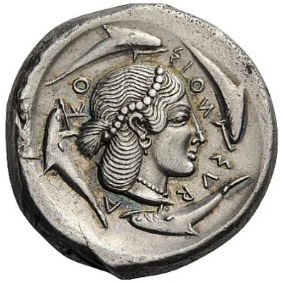 Tetradrachm 466 BC - 460 BC back