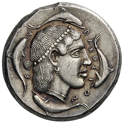 Tetradrachm 460 BC - 455 BC back