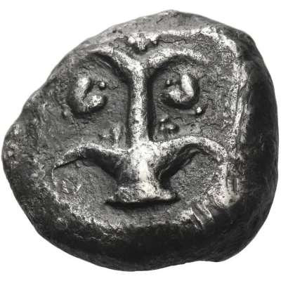 Tetradrachm 525 BC - 480 BC front