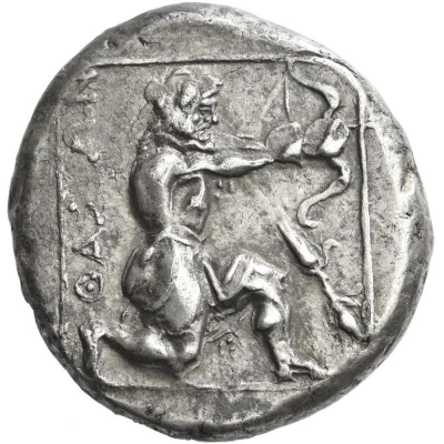 Tetradrachm 411 BC - 340 BC back