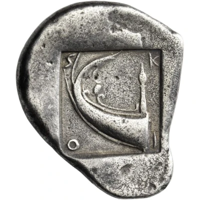 Tetradrachm 480 BC - 470 BC back