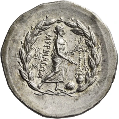 Tetradrachm 155 BC - 145 BC back