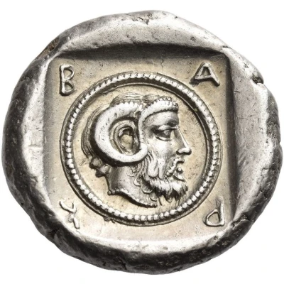 Tetradrachm 465 BC back