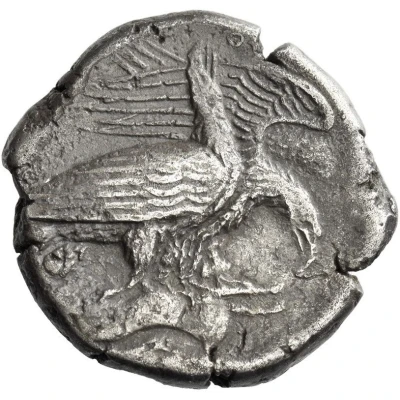 Tetradrachm 410 BC - 406 BC back