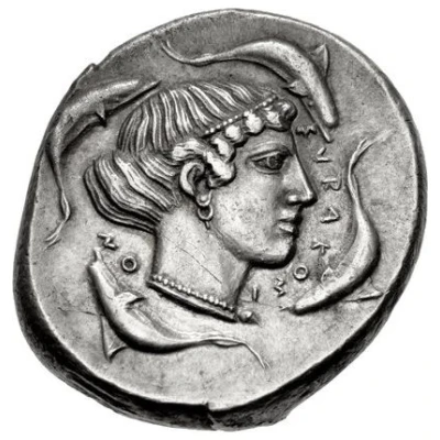 Tetradrachm 450 BC - 440 BC back