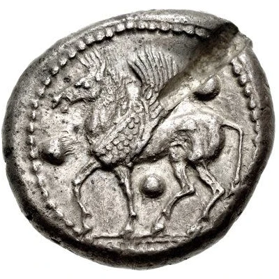 Tetradrachm 495 BC - 477 BC front