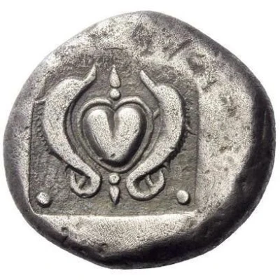 Tetradrachm 495 BC - 475 BC back