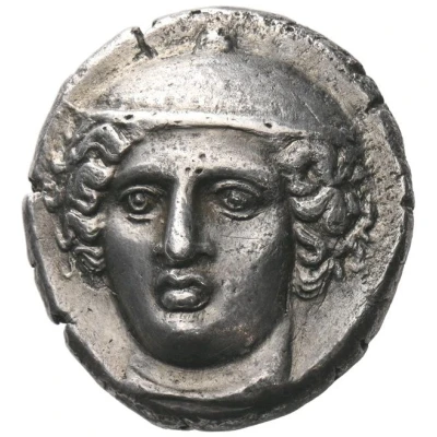 Tetradrachm 398 BC - 395 BC front