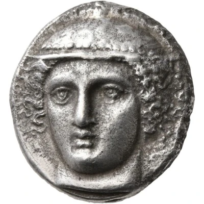 Tetradrachm 385 BC - 383 BC front