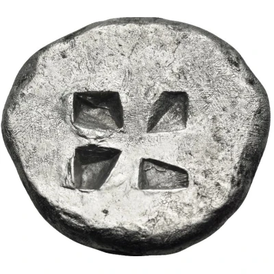 Tetradrachm 510 BC - 480 BC back