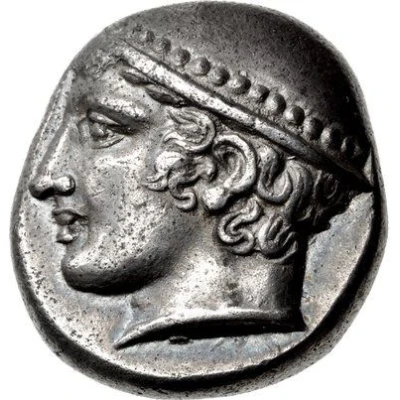 Tetradrachm 425 BC - 422 BC front