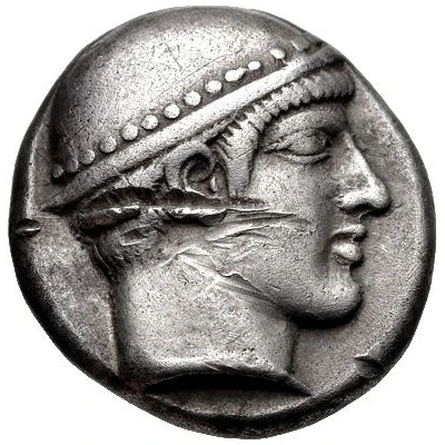 Tetradrachm 466 BC - 463 BC front