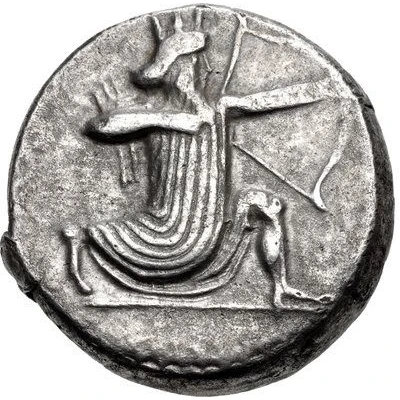 Tetradrachm 350 BC - 340 BC front