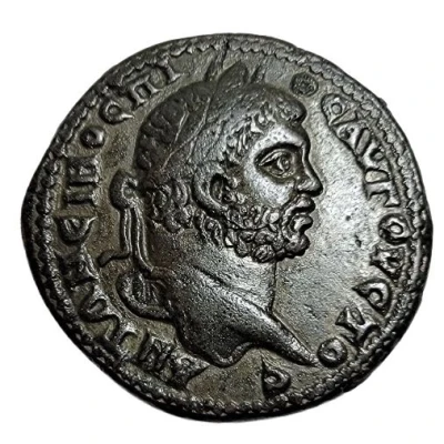 Tetrassaria - Caracalla VΠ KVNTIΛIANOV MAΡKIANOΠOΛITΩN; Magistrate Quintillianus; Marcianopolis front