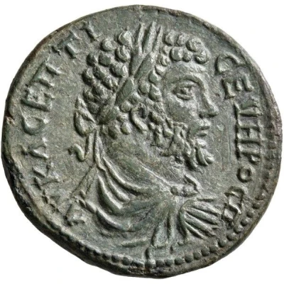 Tetrassarion - Septimus Severus Y I ΦAYCTINIANOY ΜΑΡΚΙΑΝΟΠΟΛΙΤΩΝ; Marcianopolis front