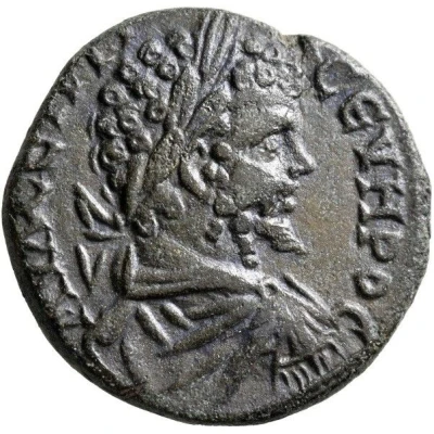 Tetrassarion - Septimus Severus Y I ΦAYCTINIANOY ΜΑΡΚΙΑΝΟΠΟΛΙΤΩΝ; Marcianopolis front