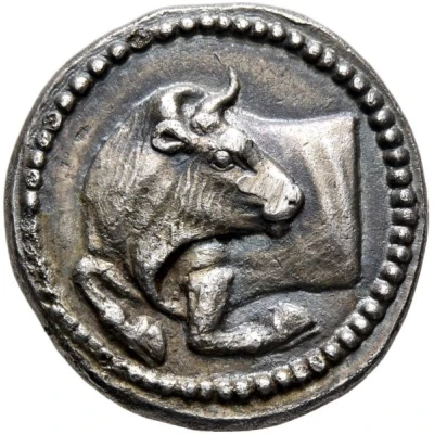 Tetrobol - Akanthos 470 BC - 430 BC front