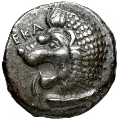 Tetrobol - Hecatomnus Mylasa 392 BC - 377 BC front