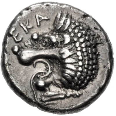 Tetrobol - Hecatomnus Mylasa 392 BC - 377 BC front