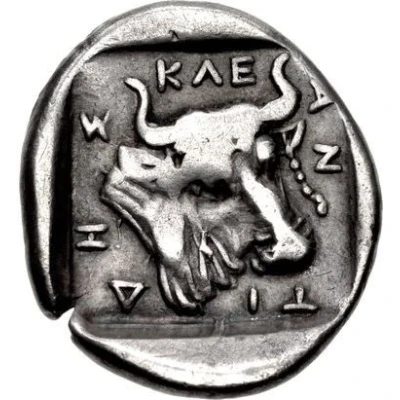 Tetrobol - Kleantides 395 BC - 360 BC back