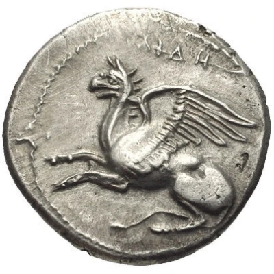 Tetrobol - Nymphagoras 415 BC - 395 BC front