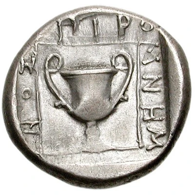 Tetrobol - Rhomenmonos 386 BC - 375 BC back