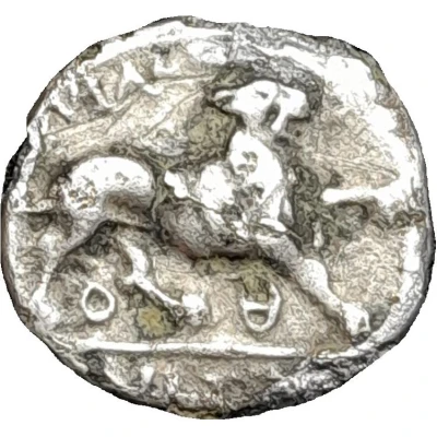 Tetrobol "light drachm" Ο Θ 125 BC - 90 BC back