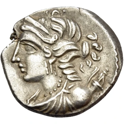 Tetrobol "light drachm" A / Λ Λ 130 BC - 121 BC front