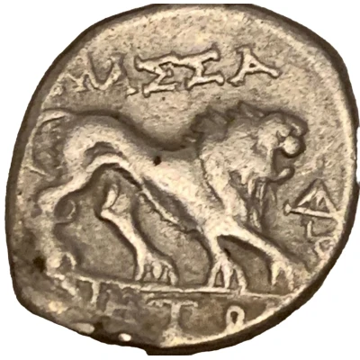 Tetrobol "light drachm" AK 150 BC - 130 BC back