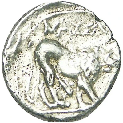 Tetrobol "light drachm" Trident 220 BC - 200 BC back