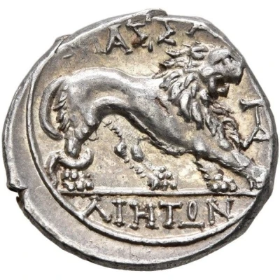 Tetrobol "light drachm" 150 BC - 130 BC back