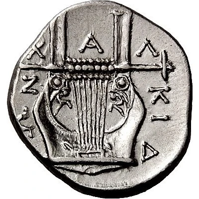 Tetrobol 432 BC - 348 BC back