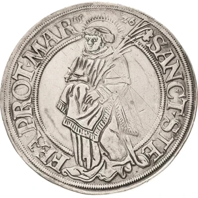 Thaler - Albert of Brandenburg back