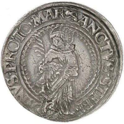 Thaler - Albert of Brandenburg back