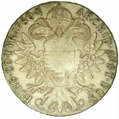 Thaler counterstamped Maria Theresa ND back