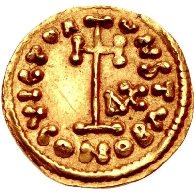 Tremissis - Liutprand in the name of Justinian II back