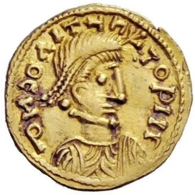 Tremissis in the name of Constantine IV front