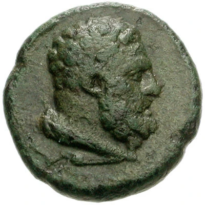 Trichalkon Messene 50 BC - 1 BC front