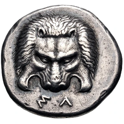 Tridrachm 404 BC - 394 BC front