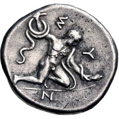 Tridrachm 404 BC - 394 BC back