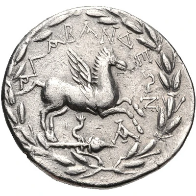 Tridrachm 167 BC - 166 BC back