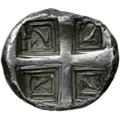 Tridrachm 479 BC - 475 BC back