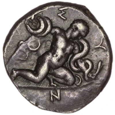 Tridrachm 394 BC - 387 BC front