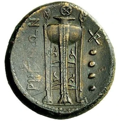 Triens 215 BC - 150 BC back