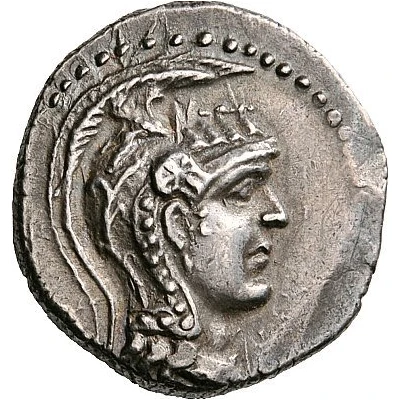 Trihemidrachm - Eukrates Hypata 80 BC - 40 BC front