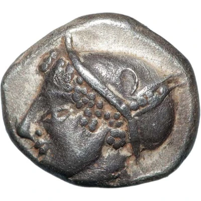 Trihemiobol Smyrne type 480 BC front