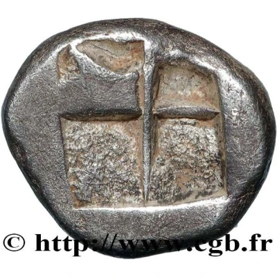 Trihemiobol Smyrne type 480 BC back