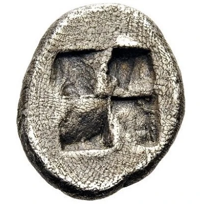 Trihemiobol Uncertain 480 BC - 460 BC back